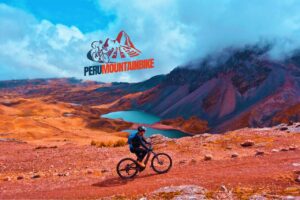 ausangate y montaña 7 colore ebiking tour mtb rainbow mountain